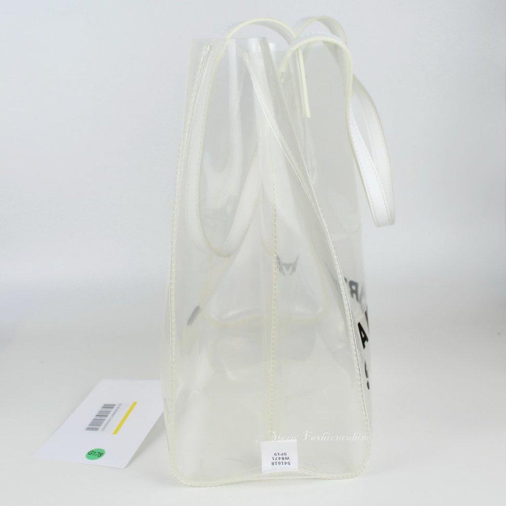 NEW STELLA MCCARTNEY Authentic Clear Logo Tote - Picture 7 of 15